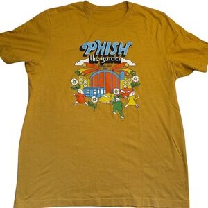 Phish The Garden NWOT MSG NYE 2022 Concert T-Shirt Mens XL Yellow Graphic Tee